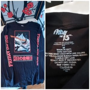 Friday the 13th tshirt size medium unisex